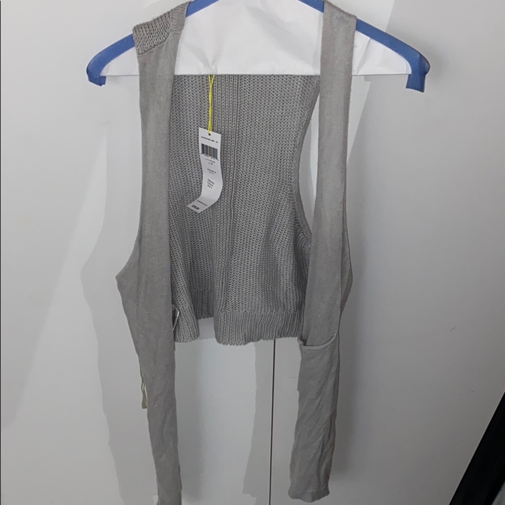 BCBG Sleeveless Cardigan